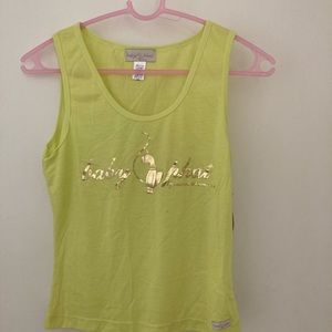 Babyphat top, Size:L, Color Lime green